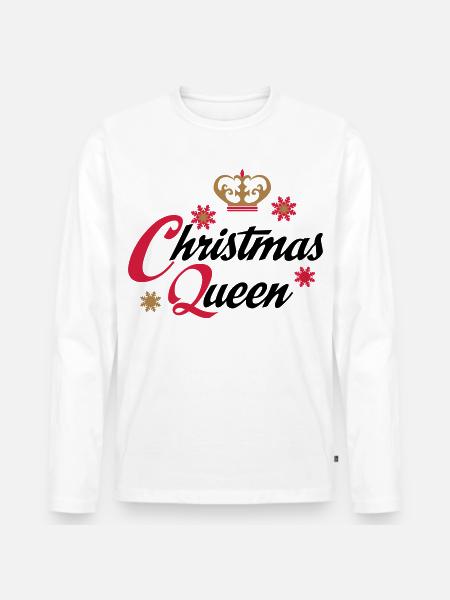 christmas - Men's Premium Organic Long Sleeve Shirt - white