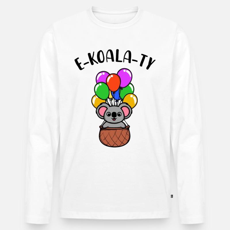 Cool Lgbt Gleichberechtigung Lesbisch Statement - Männer Premium Bio Langarmshirt - Weiß
