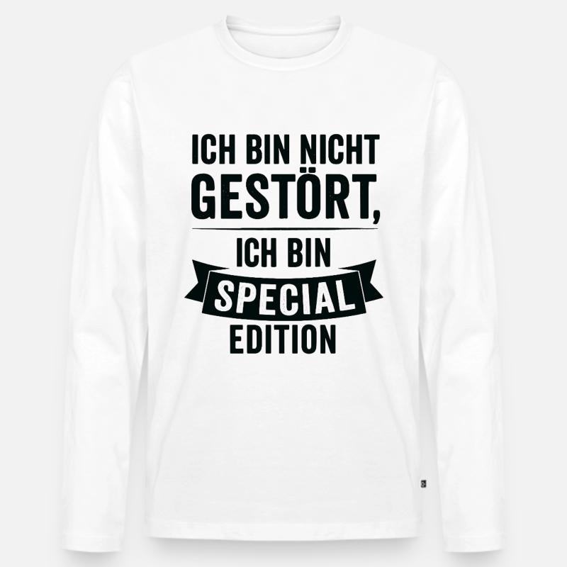 Je suis édition spéciale - T-shirt manches longues Premium bio Homme - blanc