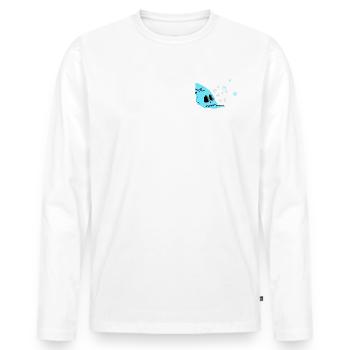 Another week - Men's Premium Organic Long Sleeve Shirt - white - Front - Nico (187cm)