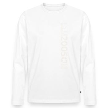 18th Birthday Man Original June Vintage 2005 - Men's Premium Organic Long Sleeve Shirt - white - Front - Nico (187cm)