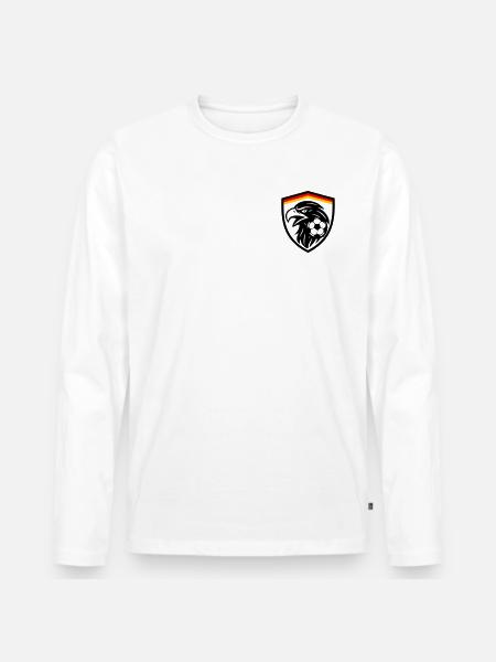 Germany Football Eagles - Men's Premium Organic Long Sleeve Shirt - white