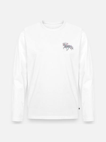 Tölter3 Confetti - Men's Premium Organic Long Sleeve Shirt - 