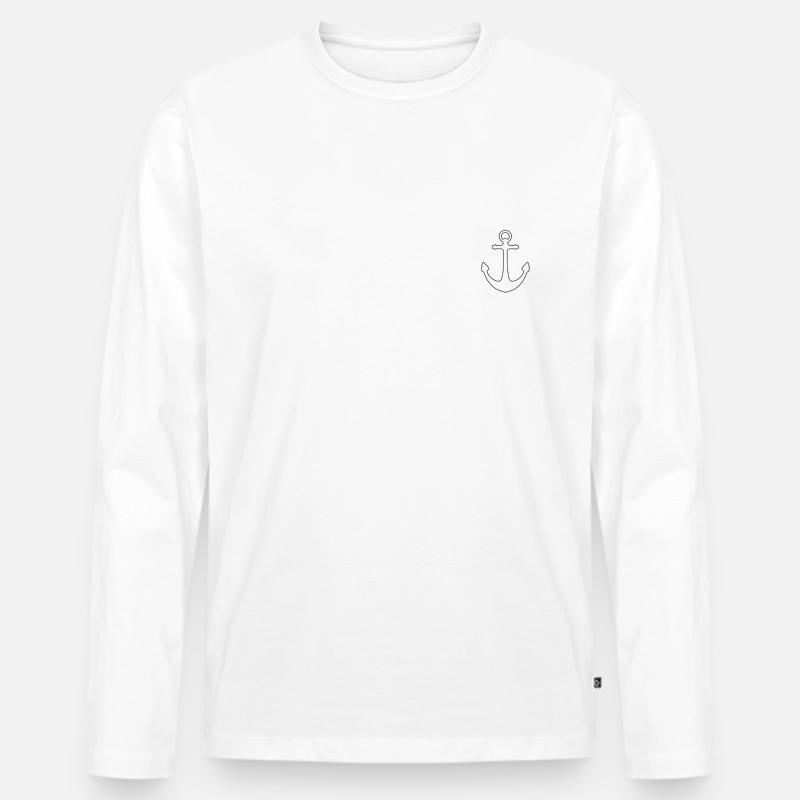 Anker Hoffnung - Männer Premium Bio Langarmshirt - undefined