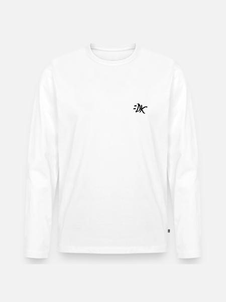 DK Dunkerque - T-shirt manches longues Premium bio Homme - blanc