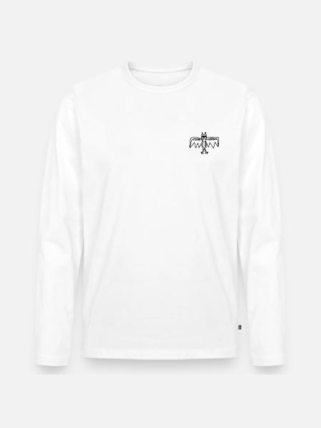 Anti-Zoo Bats - Men's Premium Organic Long Sleeve Shirt - white
