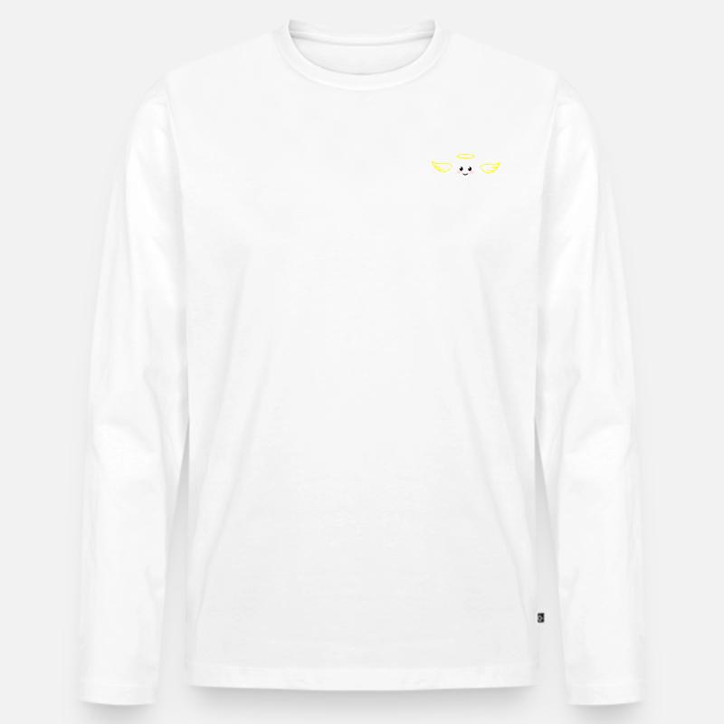 Dental Angel - Männer Premium Bio Langarmshirt - Weiß