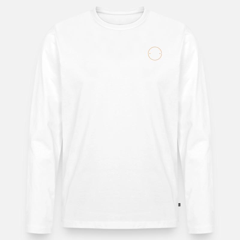 Worker - Männer Premium Bio Langarmshirt - Weiß