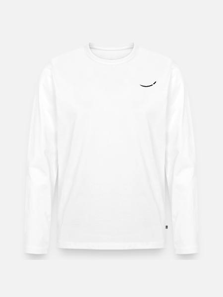 ichtus - Men's Premium Organic Long Sleeve Shirt - white