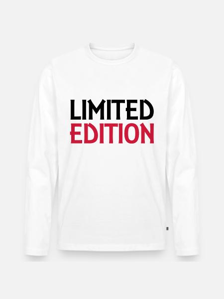 Limited Edition - T-shirt manches longues Premium bio Homme - blanc