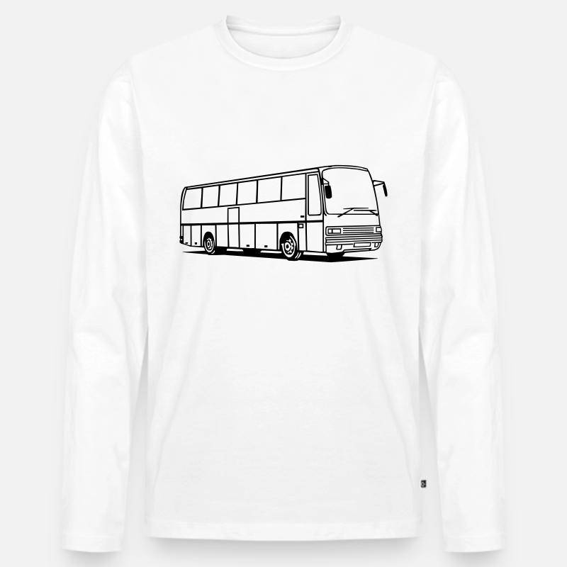 S 215 HD - Männer Premium Bio Langarmshirt - Weiß