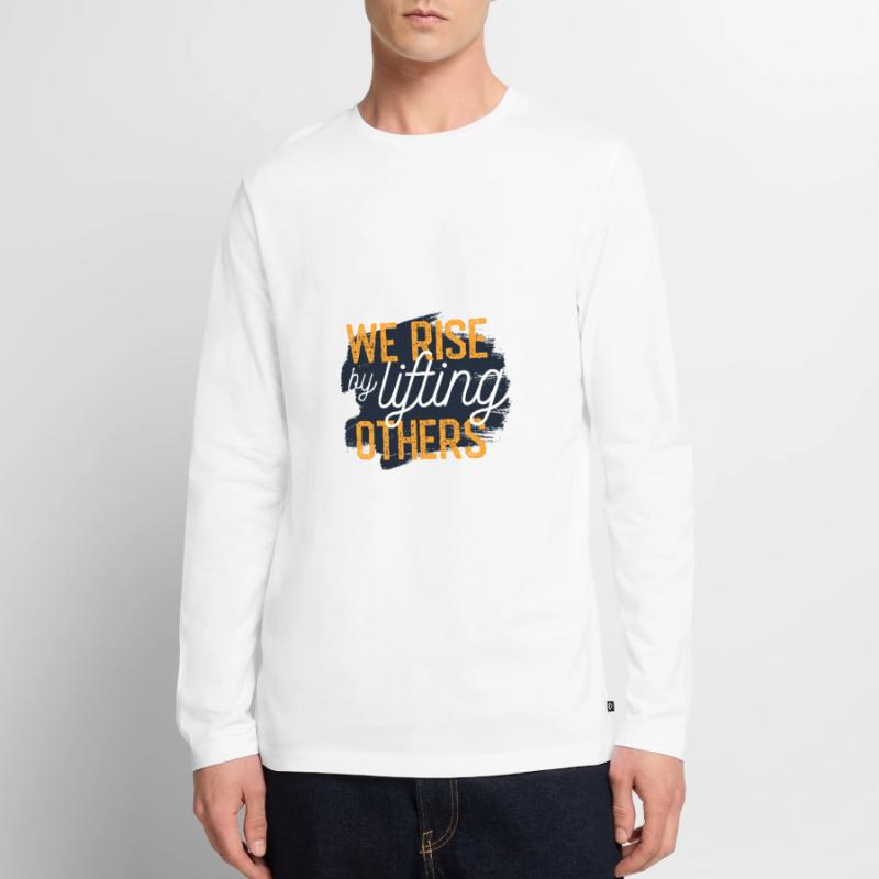 Conception de devis de motivation T-shirt manches longues Premium bio Homme