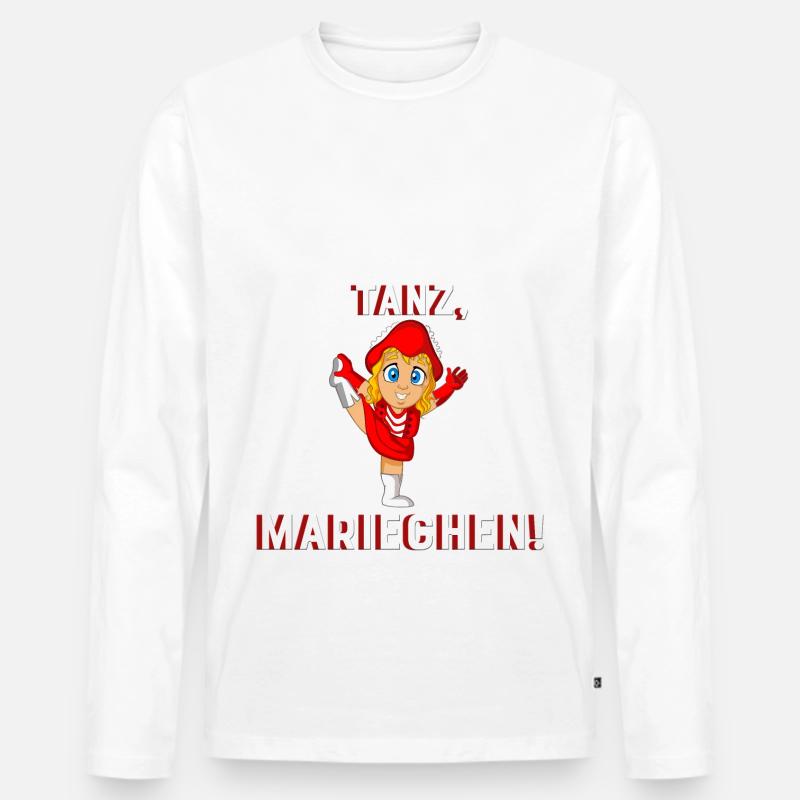 Funkenmariechen Gardetanz Geschenk - Männer Premium Bio Langarmshirt - undefined