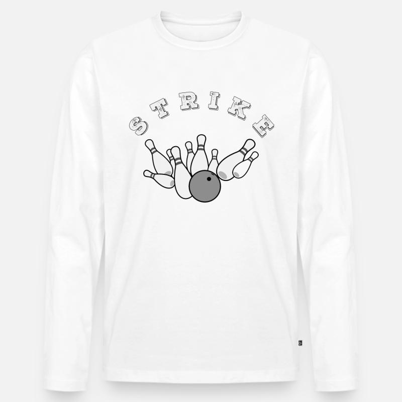 Bowling - Männer Premium Bio Langarmshirt - undefined