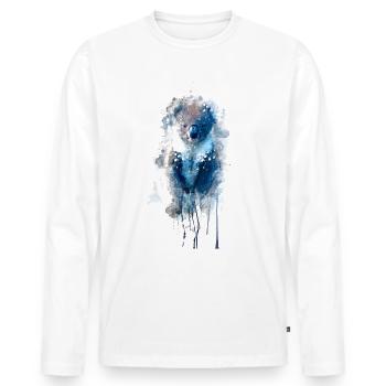 Animal Koala (Animal Koala) - T-shirt manches longues Premium bio Homme - blanc - Devant - Nico (187cm)