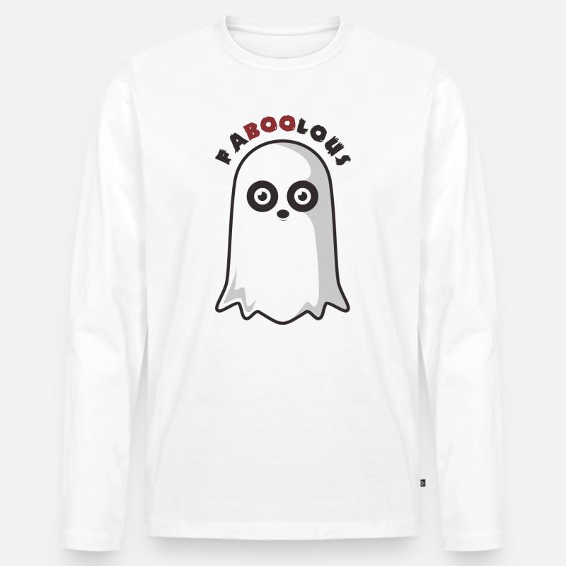 Süßer Geist - Männer Premium Bio Langarmshirt - Weiß