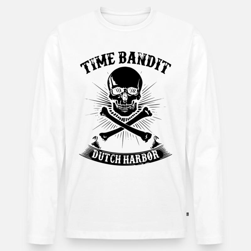 Time Bandit - Männer Premium Bio Langarmshirt - undefined