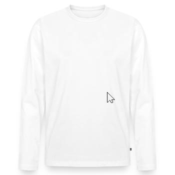Je suis l'écran bleu de la mort1 Programmeur Geek - T-shirt manches longues Premium bio Homme - blanc - Devant - Nico (187cm)