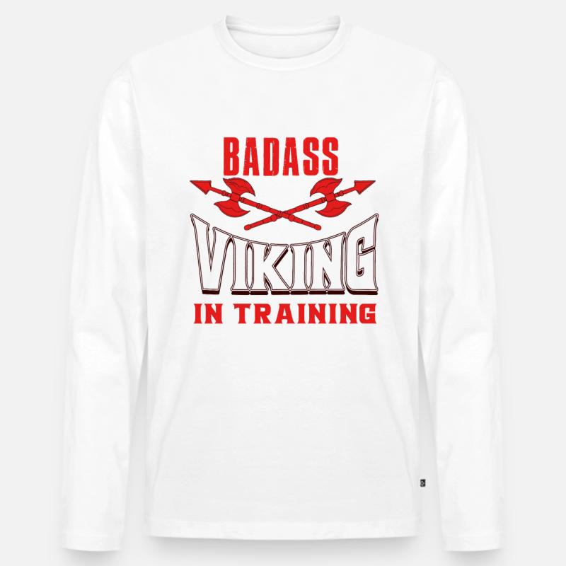 VIKINGS - Männer Premium Bio Langarmshirt - undefined