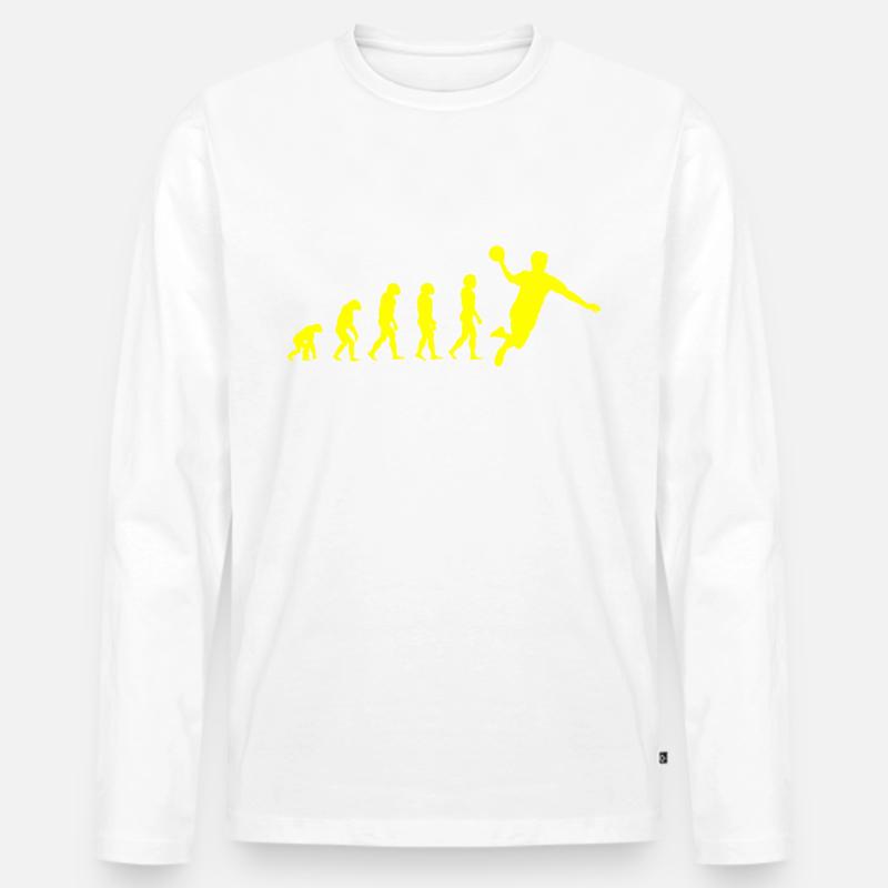 HANDBALL Evolution - Männer Premium Bio Langarmshirt - undefined