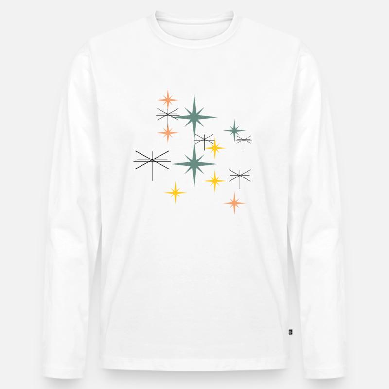 Stars - Männer Premium Bio Langarmshirt - undefined