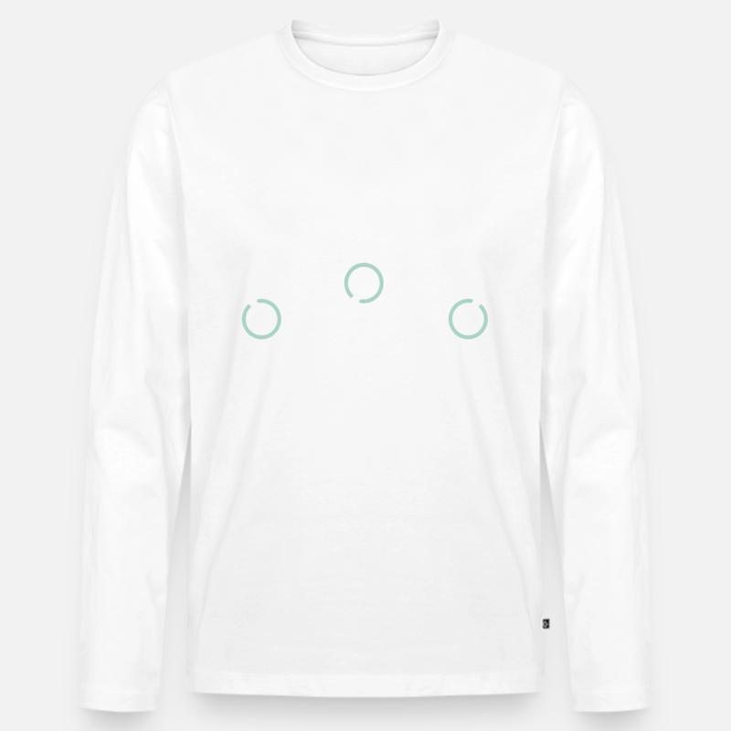 Rollstuhlfahrer Rollifahrer Humor Spruch Inklusion - Männer Premium Bio Langarmshirt - Weiß