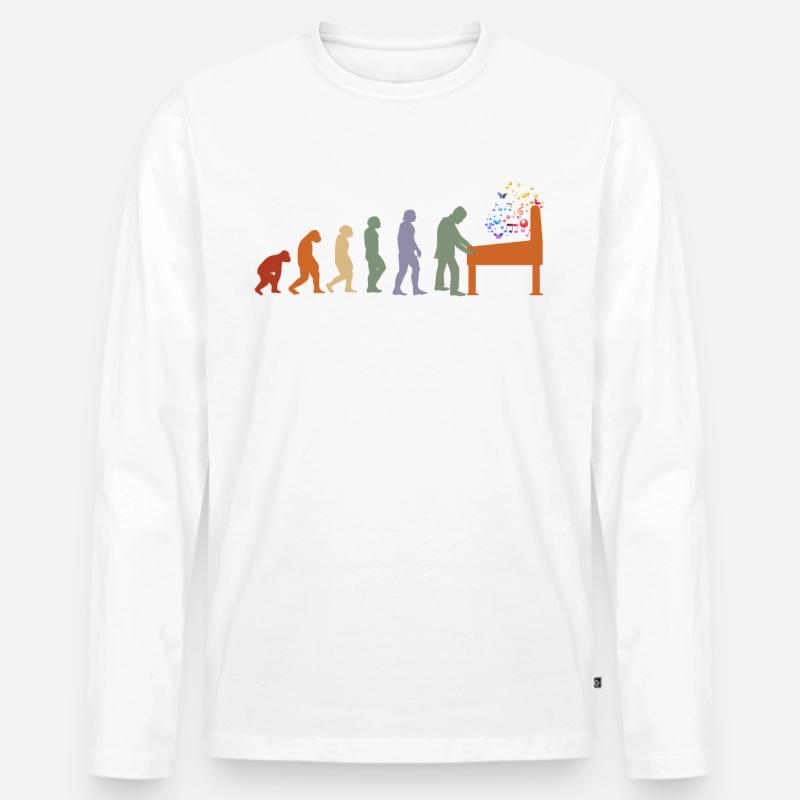 Flipper Flipperautomat Arcade Game Retro - Männer Premium Bio Langarmshirt - Weiß