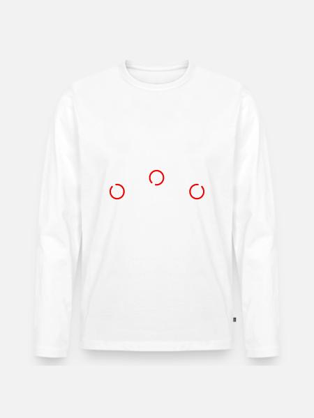 Rollstuhlfahrer Spruch Inklusion Rollifahrer - Männer Premium Bio Langarmshirt - Weiß