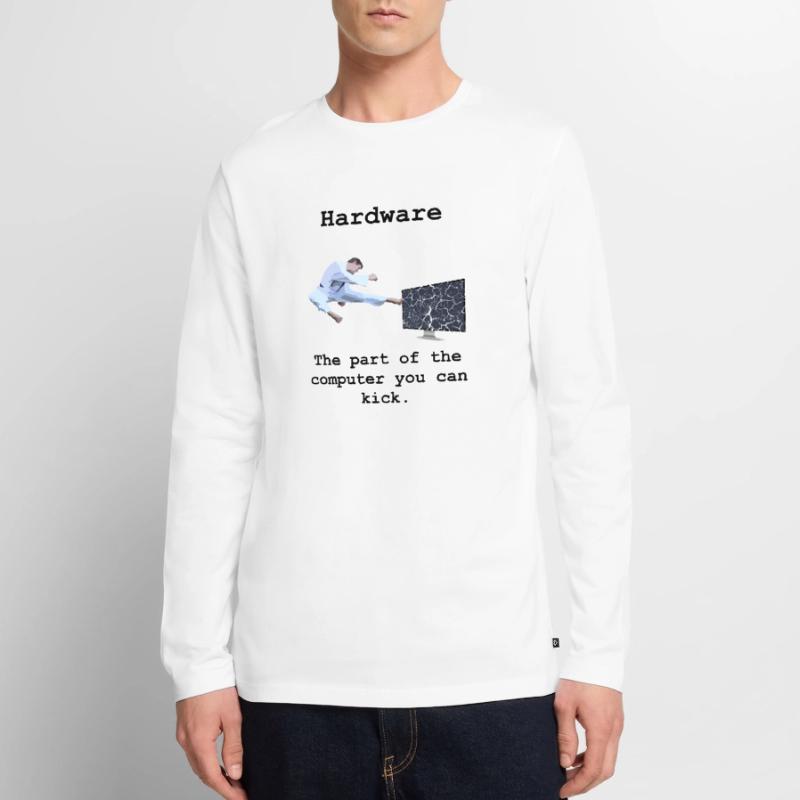 Programming Programmer Computer Science Hardware Men's Premium Organic Long Sleeve Shirt