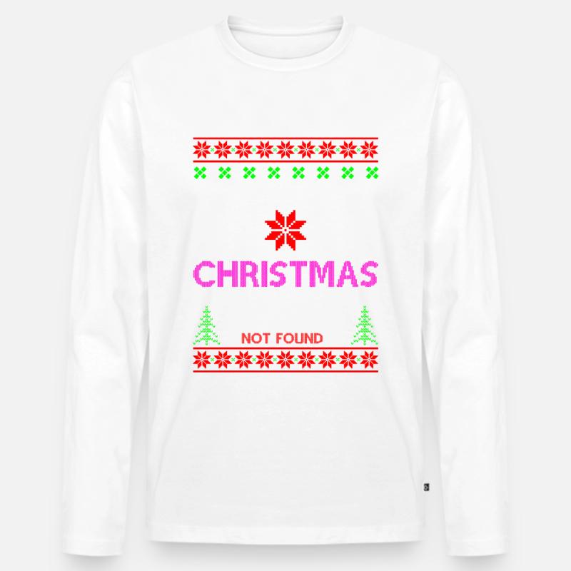 error ugly christmas - Männer Premium Bio Langarmshirt - undefined