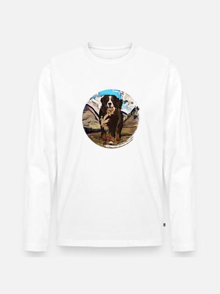 Bernese mountain dog - Men's Premium Organic Long Sleeve Shirt - 