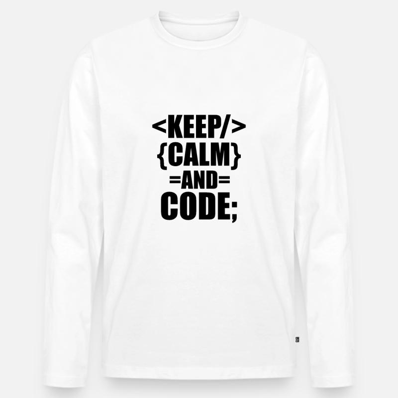 Software developer Men's Premium Organic Long Sleeve Shirt