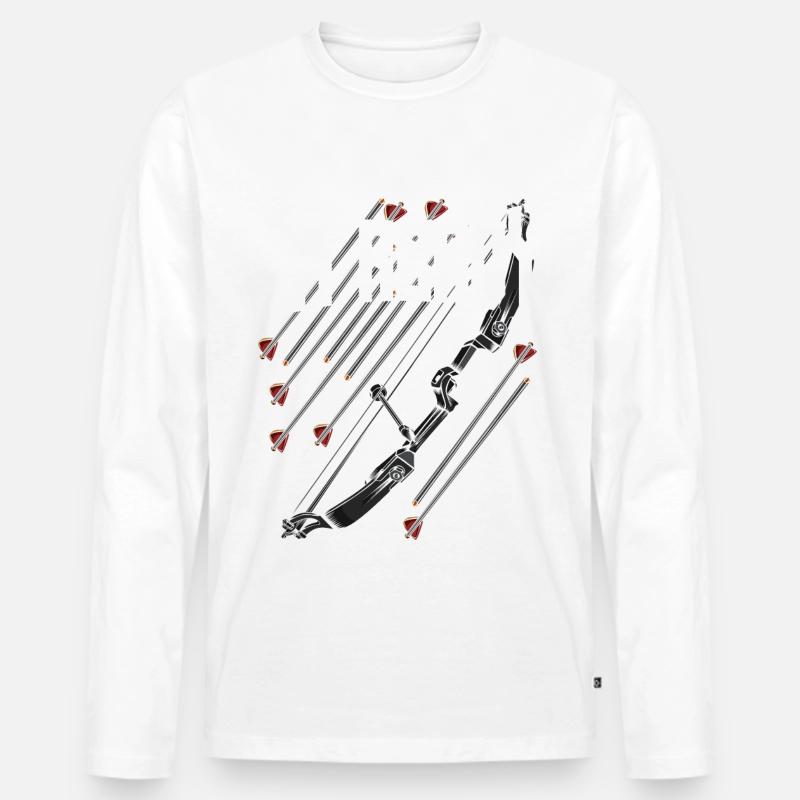 Bogenschütze - Männer Premium Bio Langarmshirt - undefined
