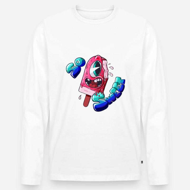 "So süß!" - Eis - Männer Premium Bio Langarmshirt - undefined