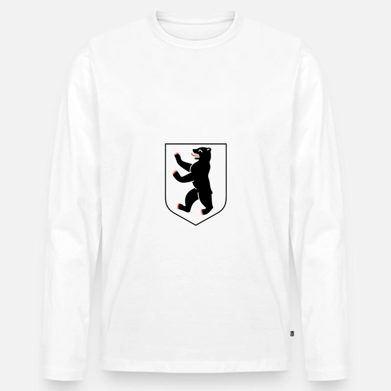 Berlin - Männer Premium Bio Langarmshirt - undefined