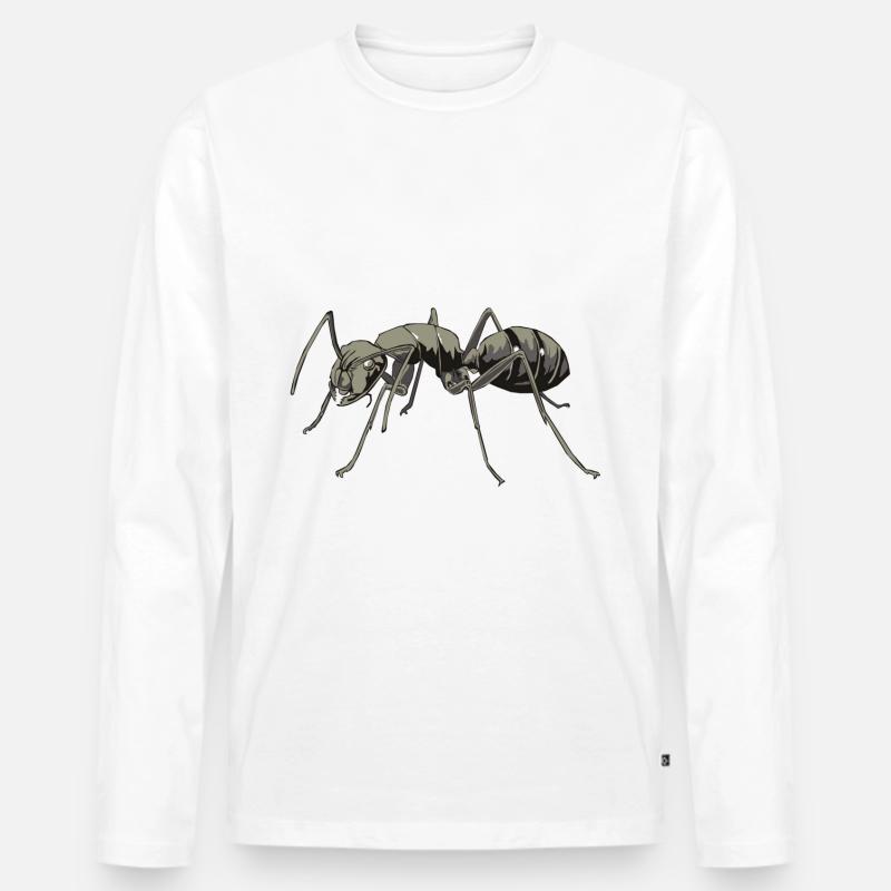 Aggro Ameise - Männer Premium Bio Langarmshirt - undefined