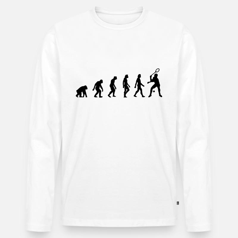 Die Evolution von Squash Männer Premium Bio Langarmshirt