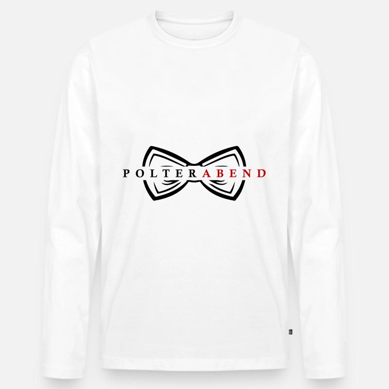 Polterabend Junggesellenabschied - Männer Premium Bio Langarmshirt - Weiß