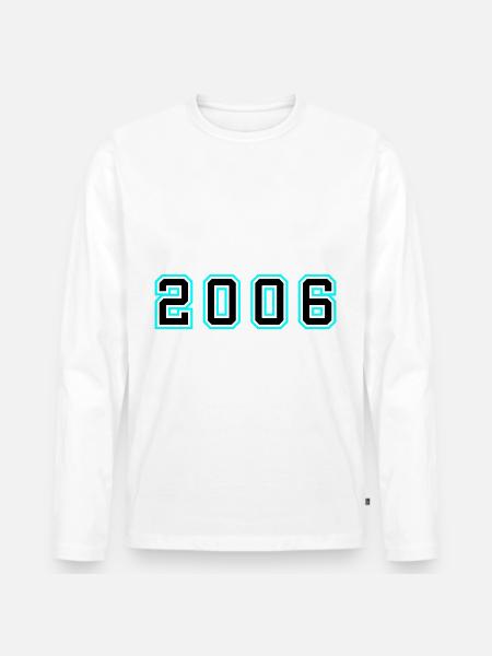 2006 Year Birthday - Men's Premium Organic Long Sleeve Shirt - white