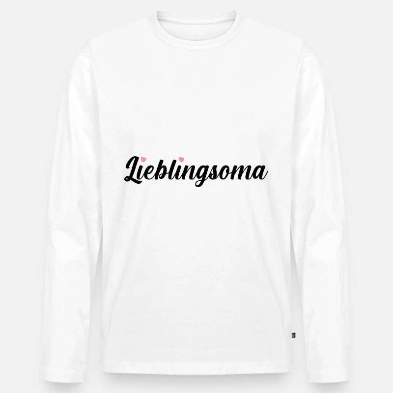 Großmutter Oma - Männer Premium Bio Langarmshirt - undefined