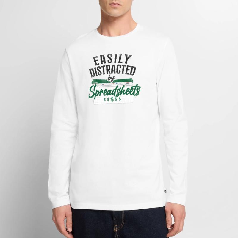Comptable Comptable Comptable Comptabilité T-shirt manches longues Premium bio Homme