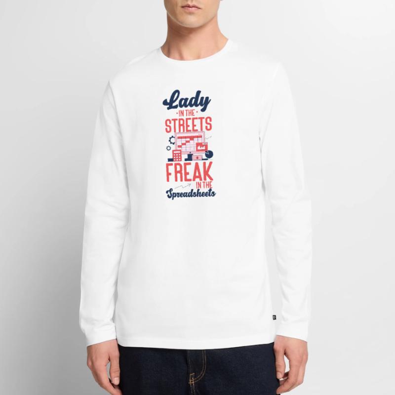 Comptable Comptable Comptable T-shirt manches longues Premium bio Homme