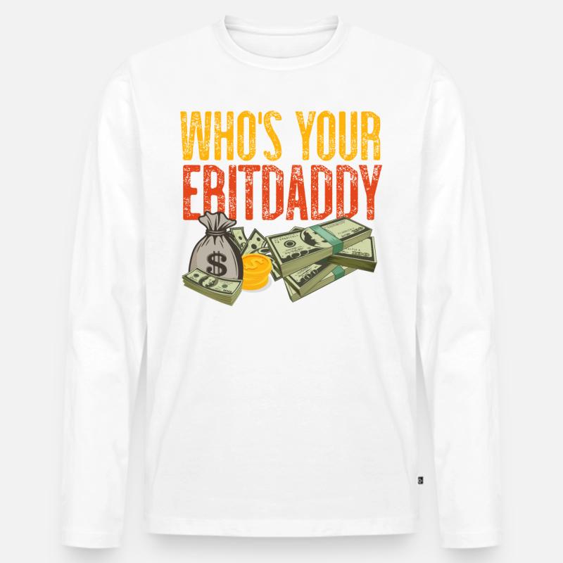 Comptable Comptable Comptable - T-shirt manches longues Premium bio Homme - blanc