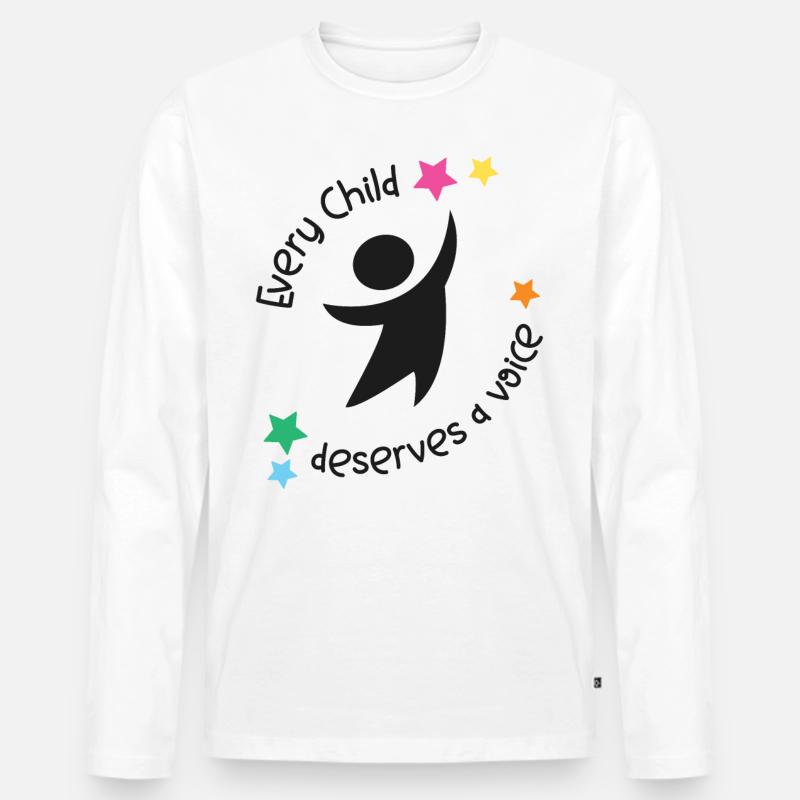 Speech Therapist Therapy Assistant - Männer Premium Bio Langarmshirt - Weiß