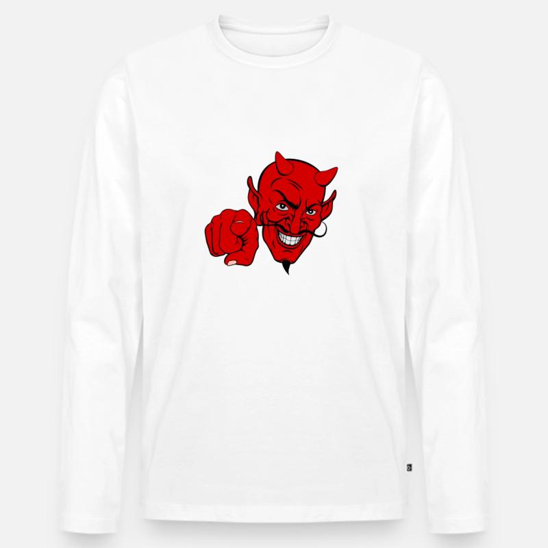Du bist so erwünscht - Männer Premium Bio Langarmshirt - undefined