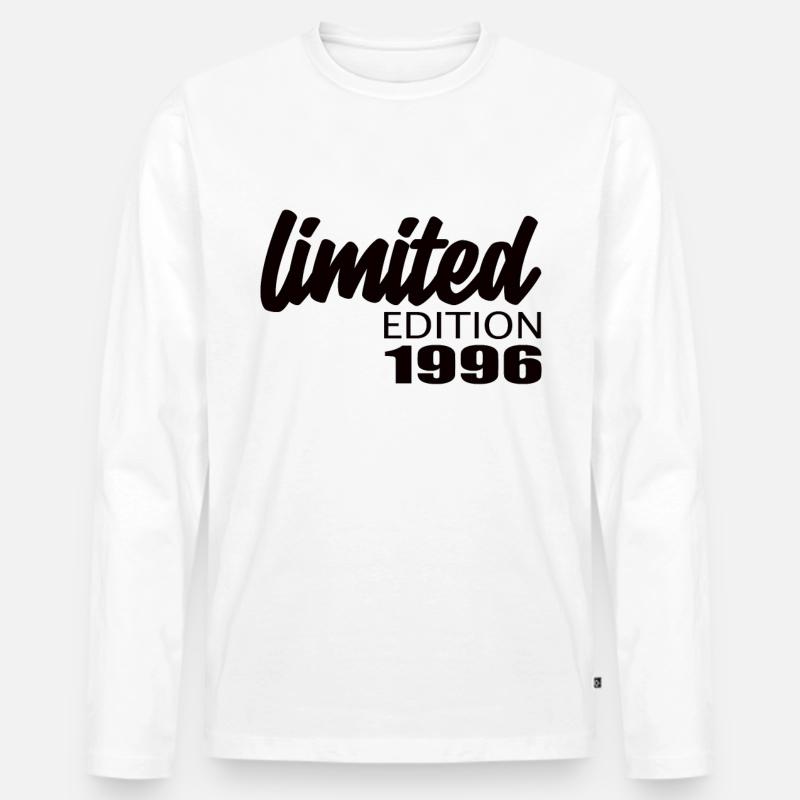Limited Edition 1996 - Männer Premium Bio Langarmshirt - Weiß