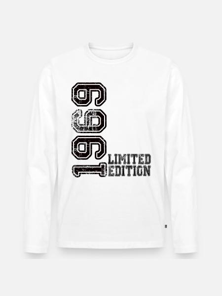 Edition limitée 1969 - T-shirt manches longues Premium bio Homme - blanc