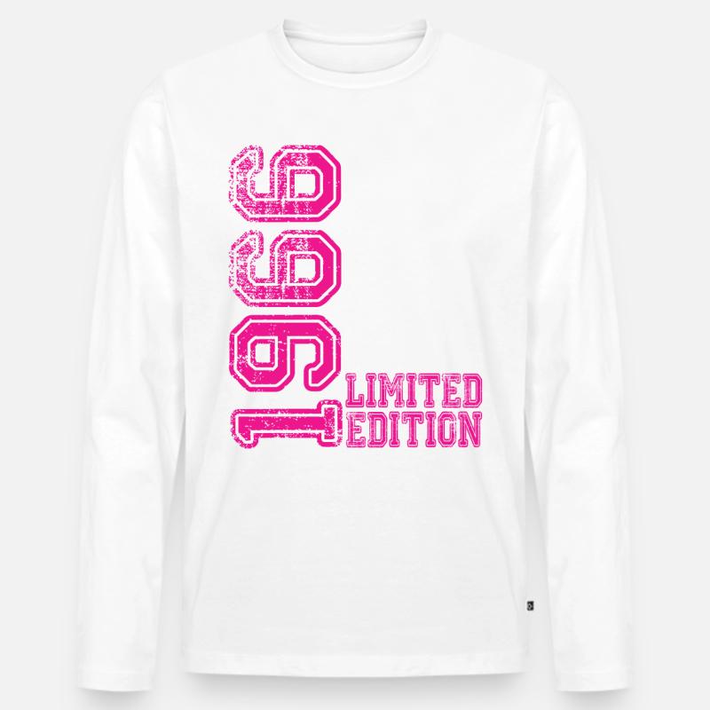 Limited Edition 1966 - Männer Premium Bio Langarmshirt - Weiß