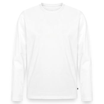 Original Februar Jahrgang 1976 47. Geburtstag Mann - Männer Premium Bio Langarmshirt - Weiß - Vorne - Nico (187cm)