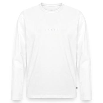 45e anniversaire Mann Original March Né en 1978 - T-shirt manches longues Premium bio Homme - blanc - Devant - Nico (187cm)